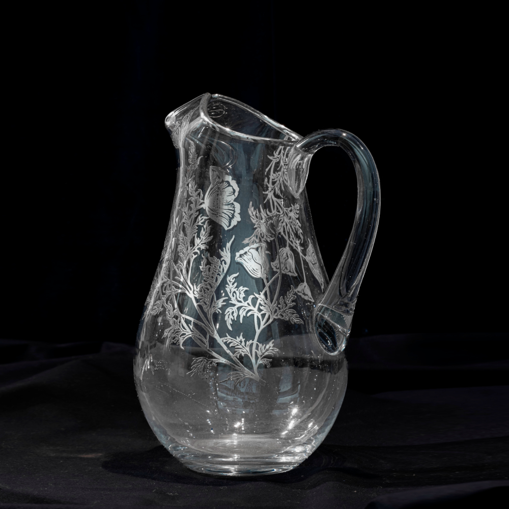 Overlay decorated Jug